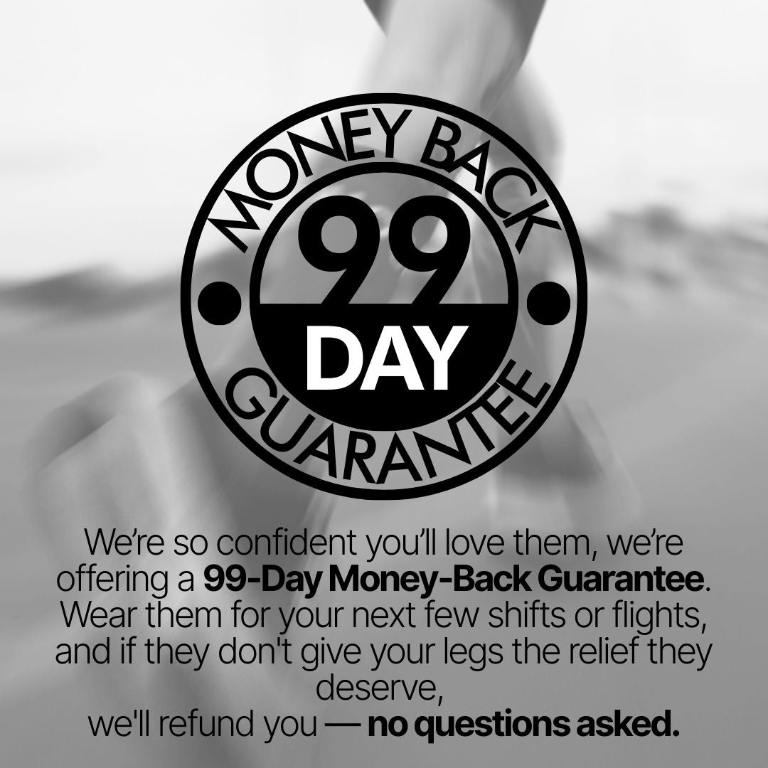 Performance Compression Socks, Blue and Fluro Blue