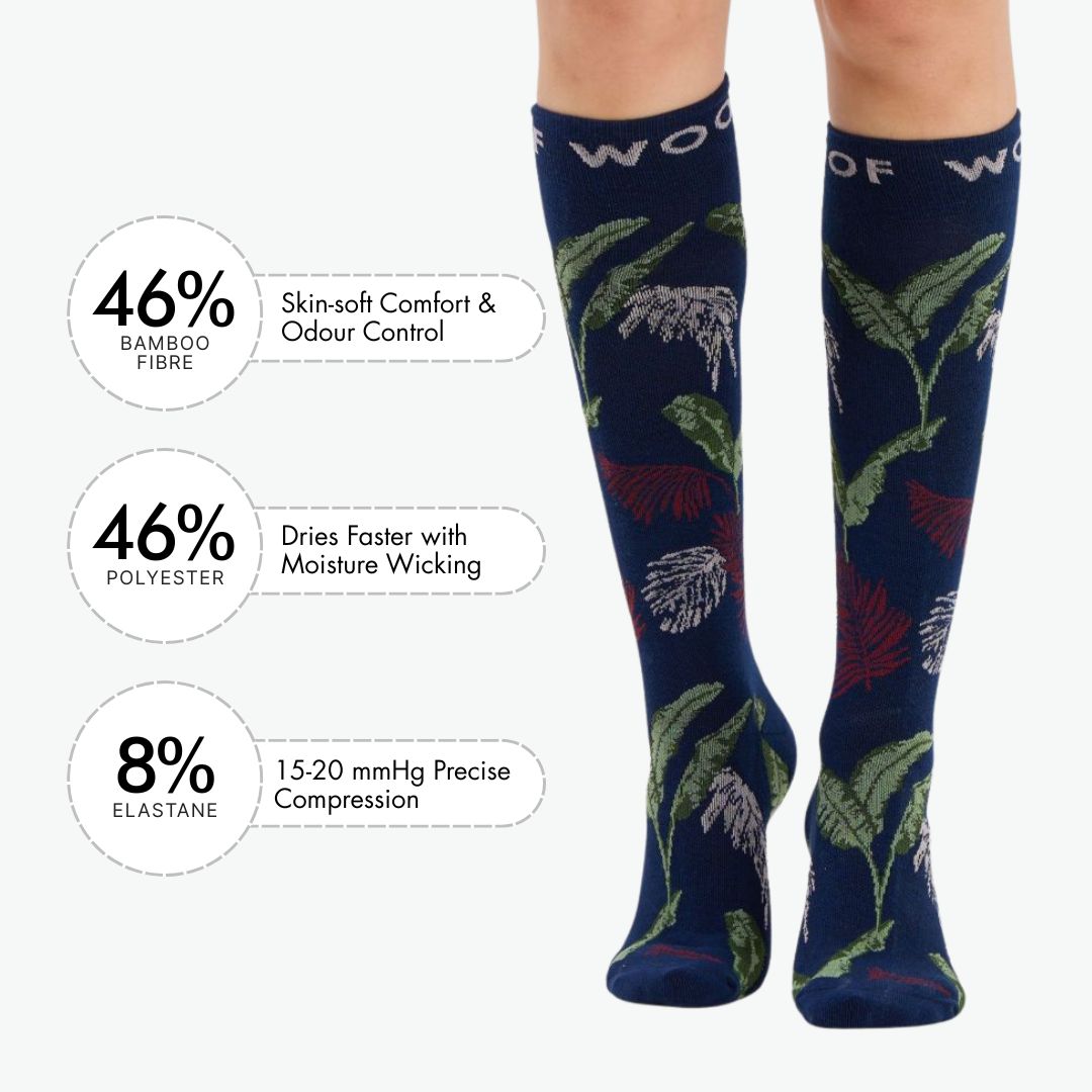 In the Jungle Bamboo Compression Socks