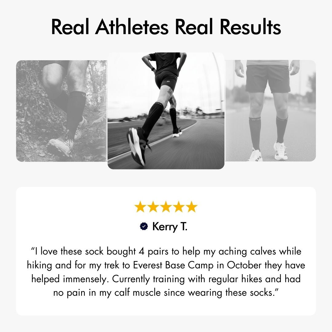 Black Performance Compression Socks