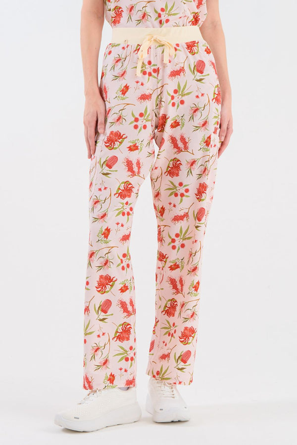 Bushland Blooms Women’s Cargo Scrub Pants