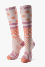 Pattern Party Bamboo Compression Socks 6 Pack