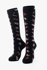 Positive Vibes Bamboo Compression Socks 4 Pack