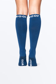 Caribbean Blue Bamboo Compression Socks