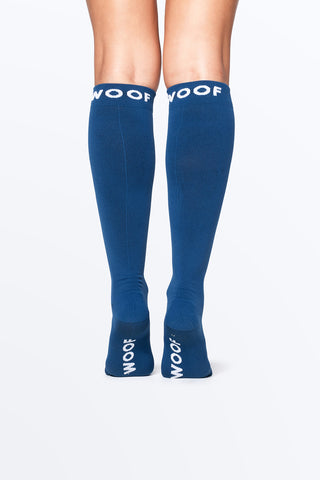 Caribbean Blue Bamboo Compression Socks