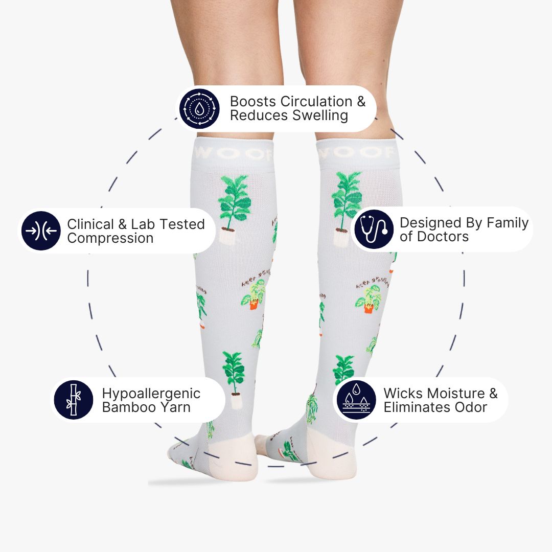 Keep Growing Bamboo Compression Socks