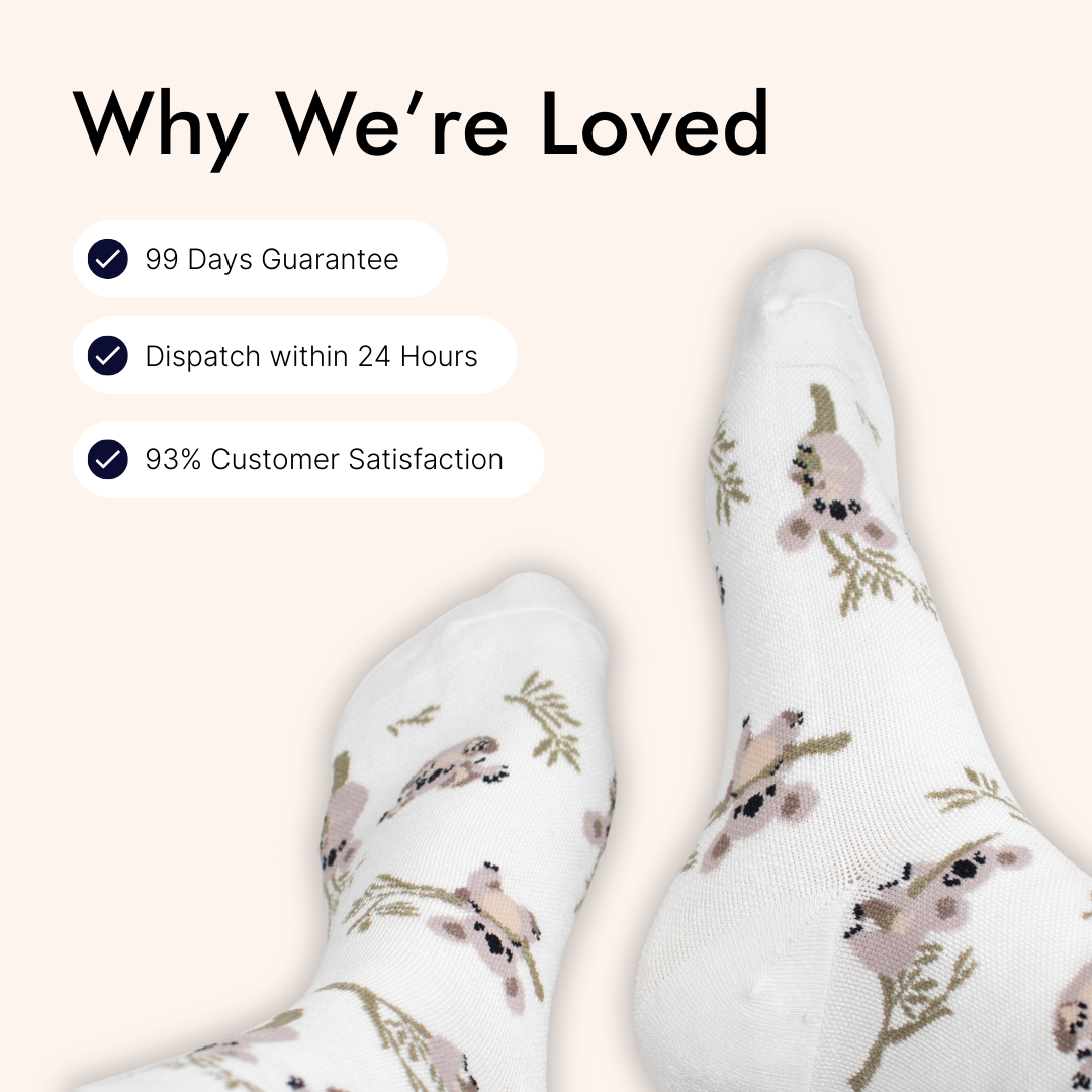 Sloth Bamboo Compression Socks